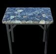 x Labradorite End Table With Powder Coated Base #52939-4